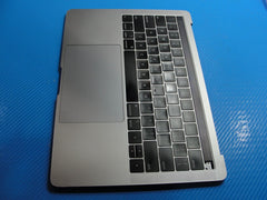 MacBook Pro A1989 13" 2019 MV962LL/A Top Case Palmrest NO Battery Gray 661-10040