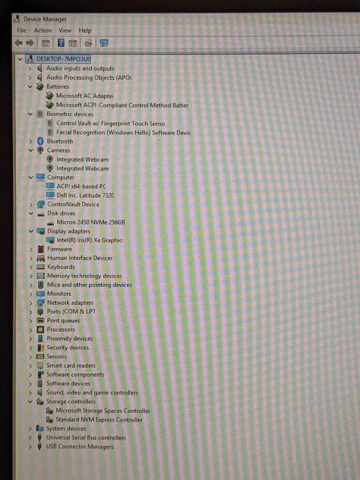 Dell Latitude 7320 i5-1145G7 2.60GHz 16GB 256GB 100%Battery Warranty-Feb/2026 - Tested Computer Laptop Parts