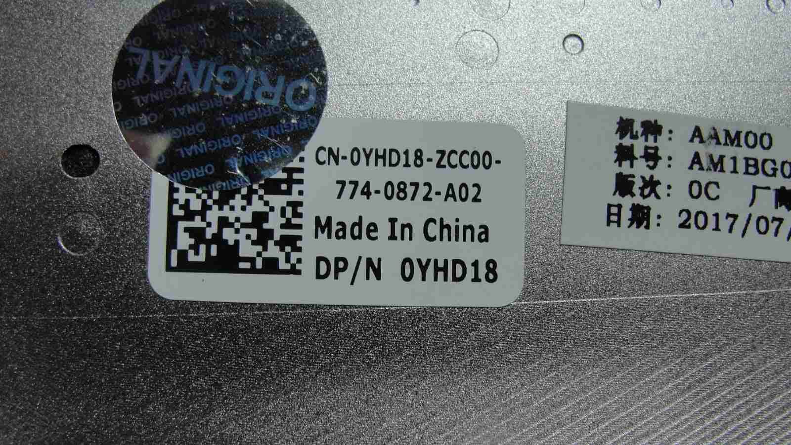 Dell Precision 15.6” 5520 Genuine Bottom Case Base Cover AM1BG000701 YHD18 - Tested Computer Laptop Parts