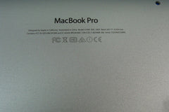 MacBook Pro A1398 15" Mid 2015 MJLQ2LL/A Bottom Case Silver 923-00544