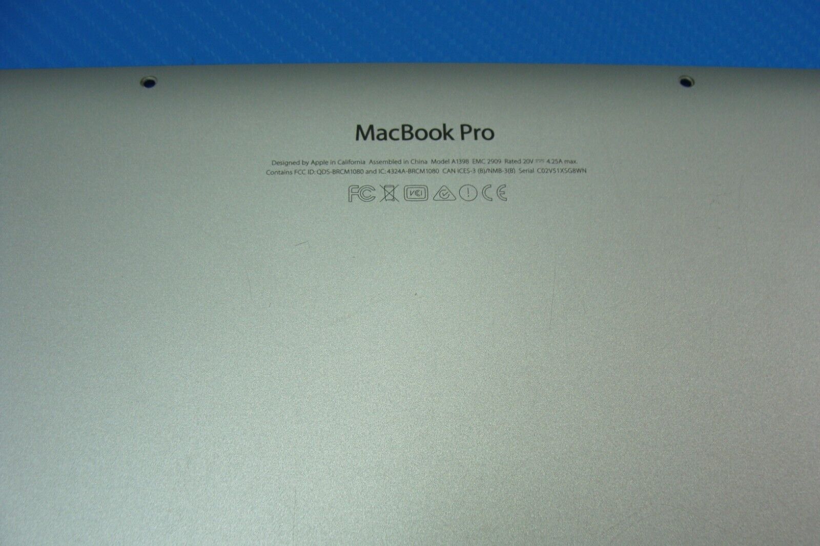 MacBook Pro A1398 15
