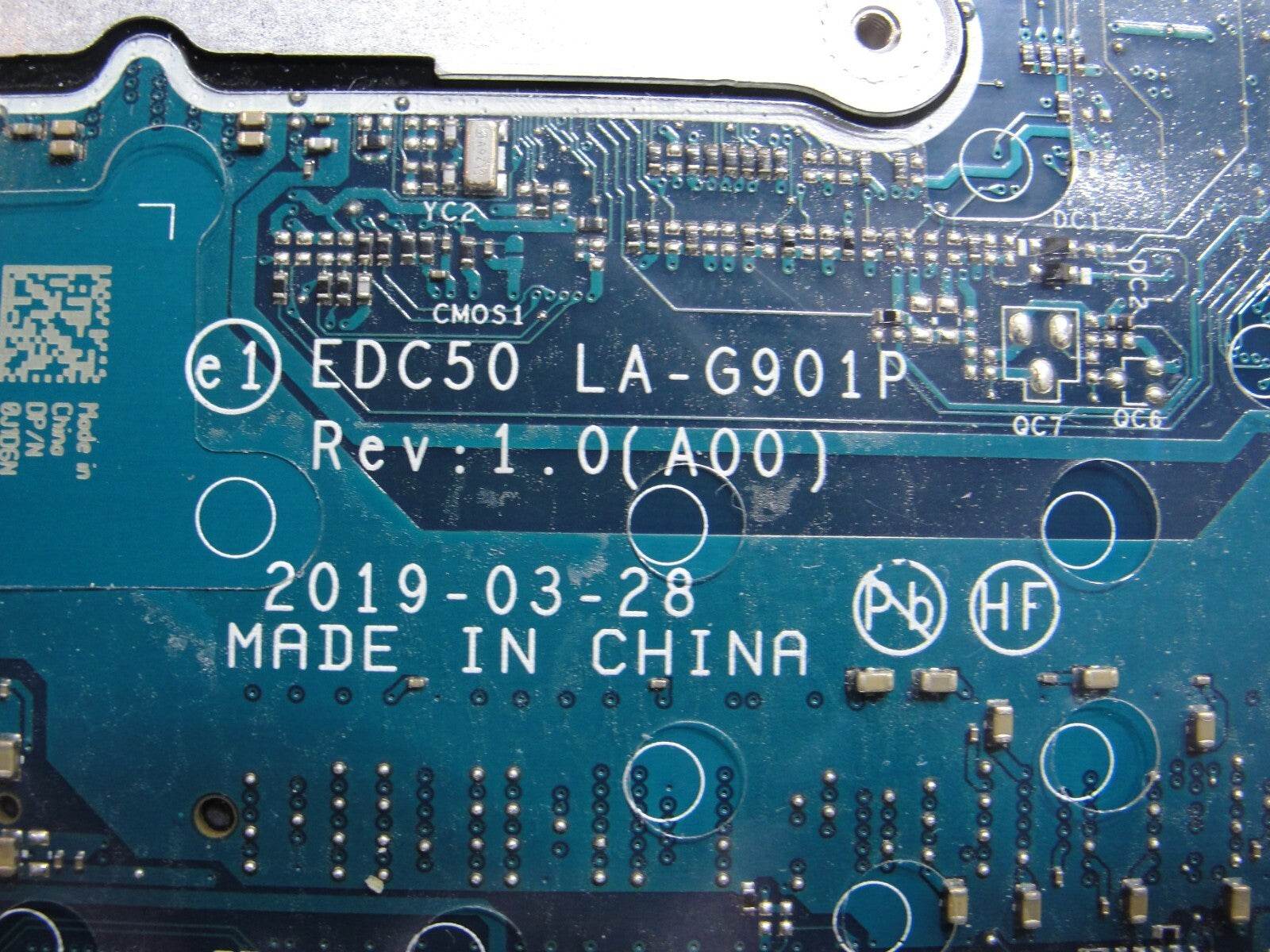 Dell Latitude 15.6” 5500 OEM Intel i7-8665U 1.9GHz Motherboard J1D6N LA-G901P - Tested Computer Laptop Parts