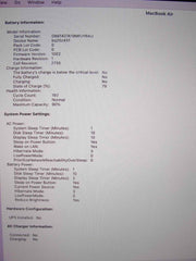 Apple Macbook Air 13” A2337(2020)/MGN63LL/A Apple M1 3.2GHz 8GB 256GB SSD - Tested Computer Laptop Parts