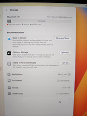 Apple Macbook Pro A1989(2019) 13”Retina i5-8279U 1.6GHz 16GB 256GB SSD / VENTURA - Tested Computer Laptop Parts