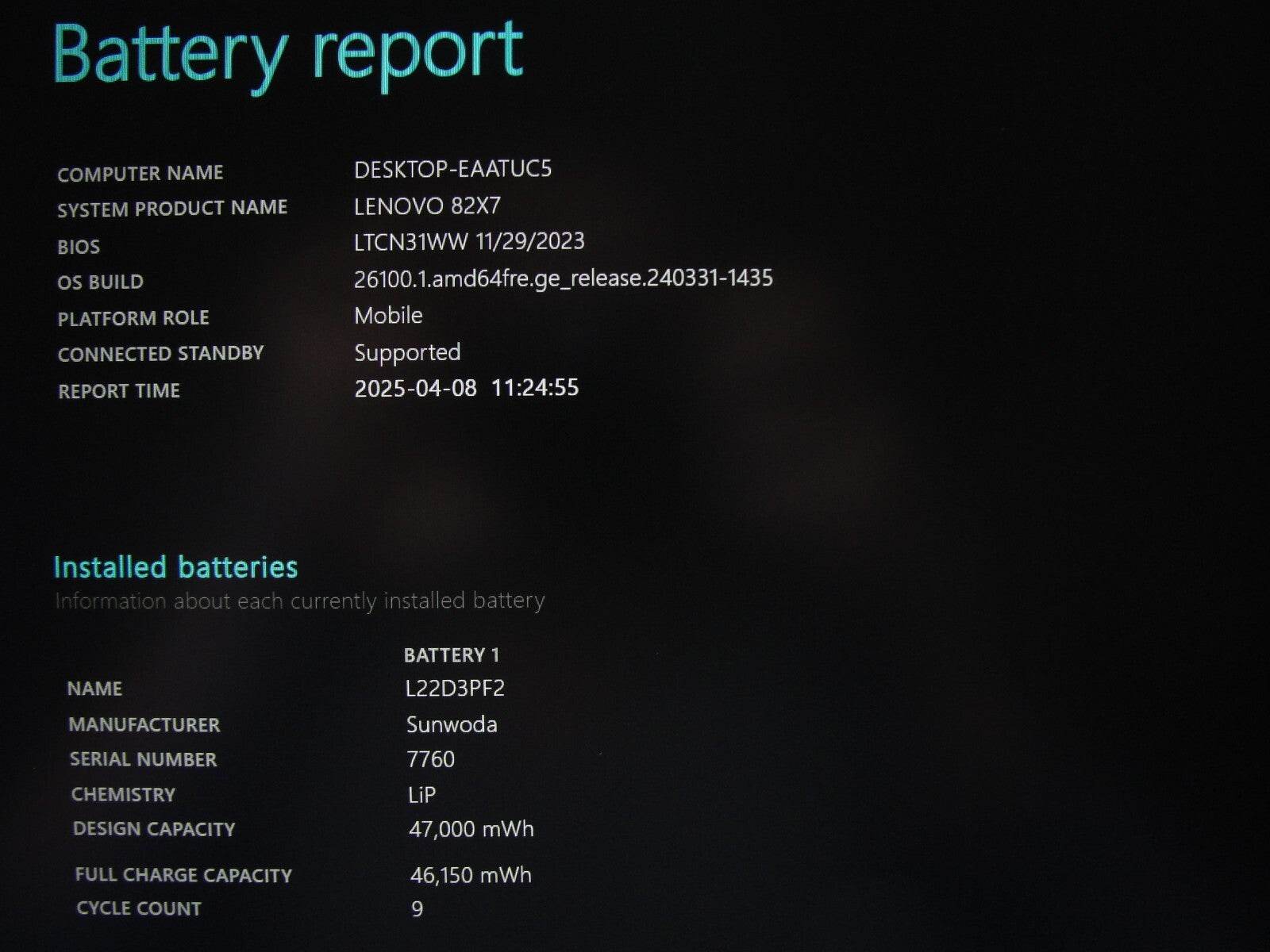 Lenovo IdeaPad Slim 3 15IRU8 15.6”FHD TOUCH Core i3-1315U 1.2GHz 8GB SSD 256GB - Tested Computer Laptop Parts