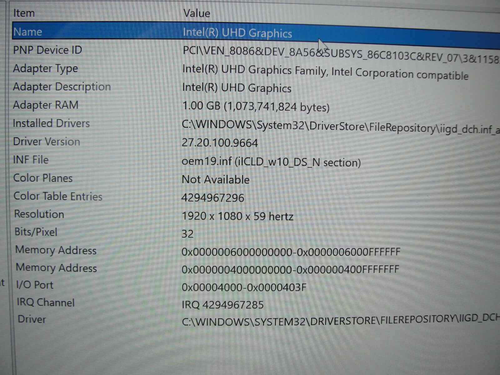 HP 14-DQ1043CL 14” FHD Intel Core i3-1005G1 1.2GHz 8GB 256GB SSD +Charger - Tested Computer Laptop Parts