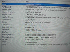 HP 14-DQ1043CL 14” FHD Intel Core i3-1005G1 1.2GHz 8GB 256GB SSD +Charger - Tested Computer Laptop Parts