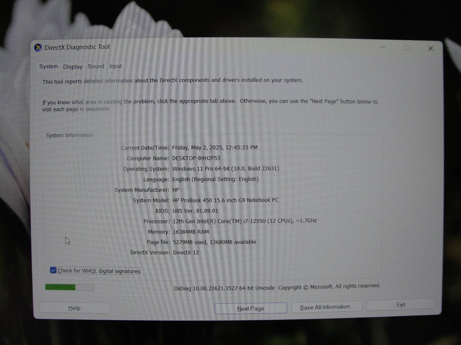 HP ProBook 450 G9 15.6” FHD Intel Core i7-1255U 1.7GHz 16GB 512GB SSD - Tested Computer Laptop Parts