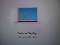Apple Macbook Air A1466 (2017)13”HD Intel Core i5-5350U 1.8GHz 8GB 128GB SSD - Tested Computer Laptop Parts