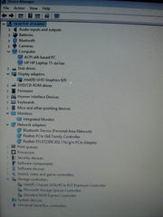 HP 15-DA1005DX 14”HD TOUCH 1.8GHz 12GB SSD Reset 256GB+Charger - Tested Computer Laptop Parts