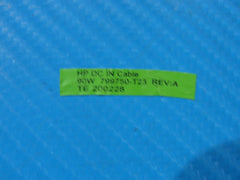 HP Pavilion 15-cs3073cl 15.6" Genuine Laptop DC IN Power Jack w/Cable 799750-T23