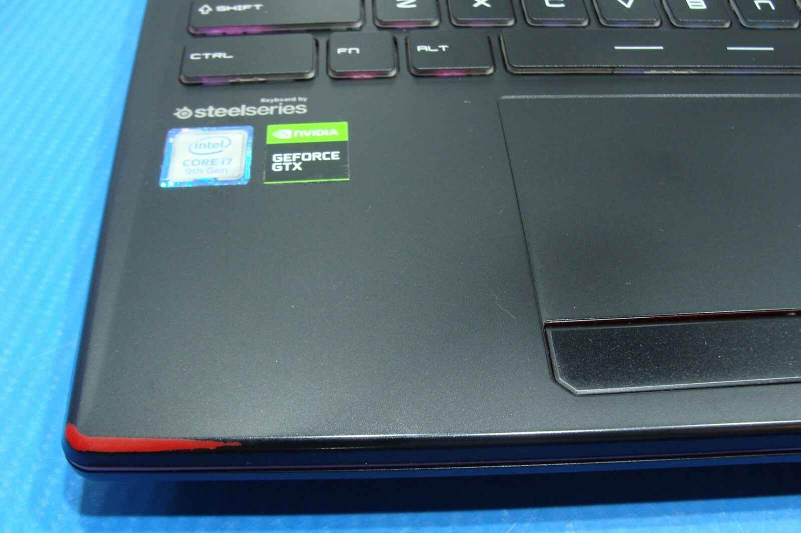 MSI GL63 9SDK 15.6'' FHD i7-9750H 2.6GHz 16GB 512GB/1TB GTRX 1660 Ti Battery 91% - Tested Computer Laptop Parts