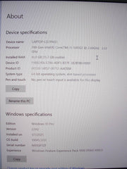 Lenovo ThinkPad X1 Carbon Gen 9 Core i5-1145G7 2.6GHz 16GB 512GB SSD 88%Battery - Tested Computer Laptop Parts