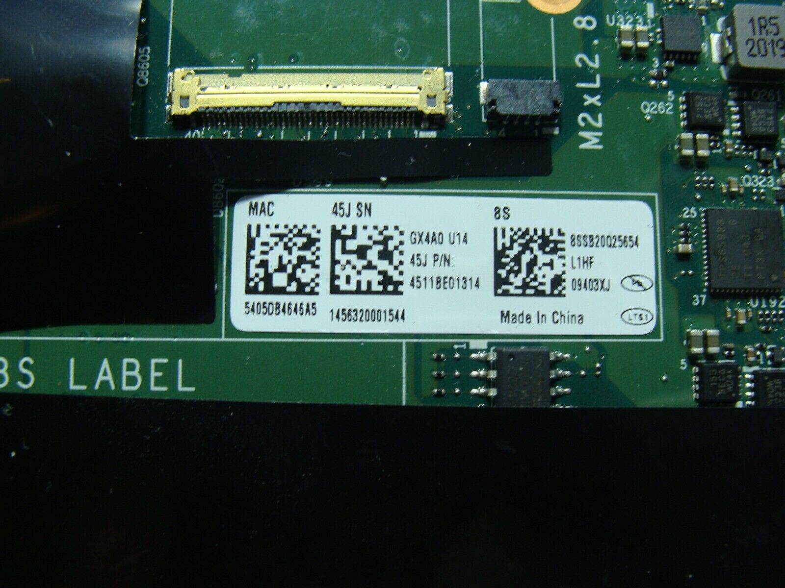 Lenovo ThinkPad X1 Carbon 8th Gen i7-10610U 1.8GHz 16GB Motherboard 4511BE01314 - Tested Computer Laptop Parts