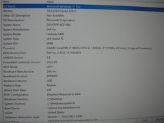 Dell Latitude 5400 14”FHD Intel Core i7-8665U 1.9GHz 16GB 512GB SSD + Charger - Tested Computer Laptop Parts