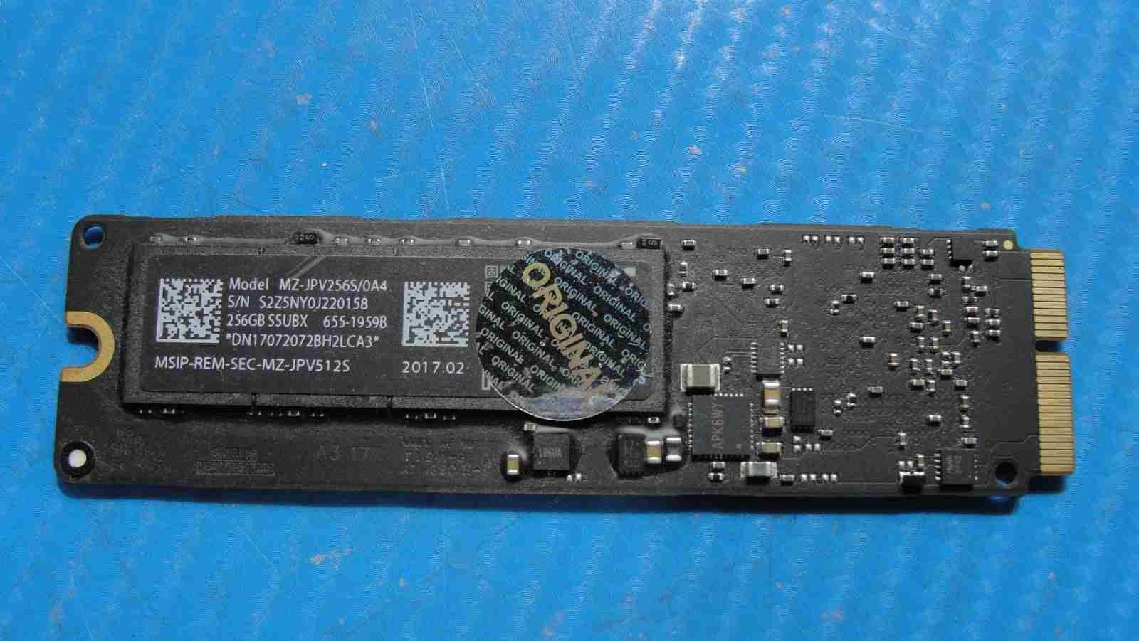 MacBook Pro A1398 Samsung 256GB SSD Solid State Drive MZ-JPV256S/0A4 655-1959B - Tested Computer Laptop Parts
