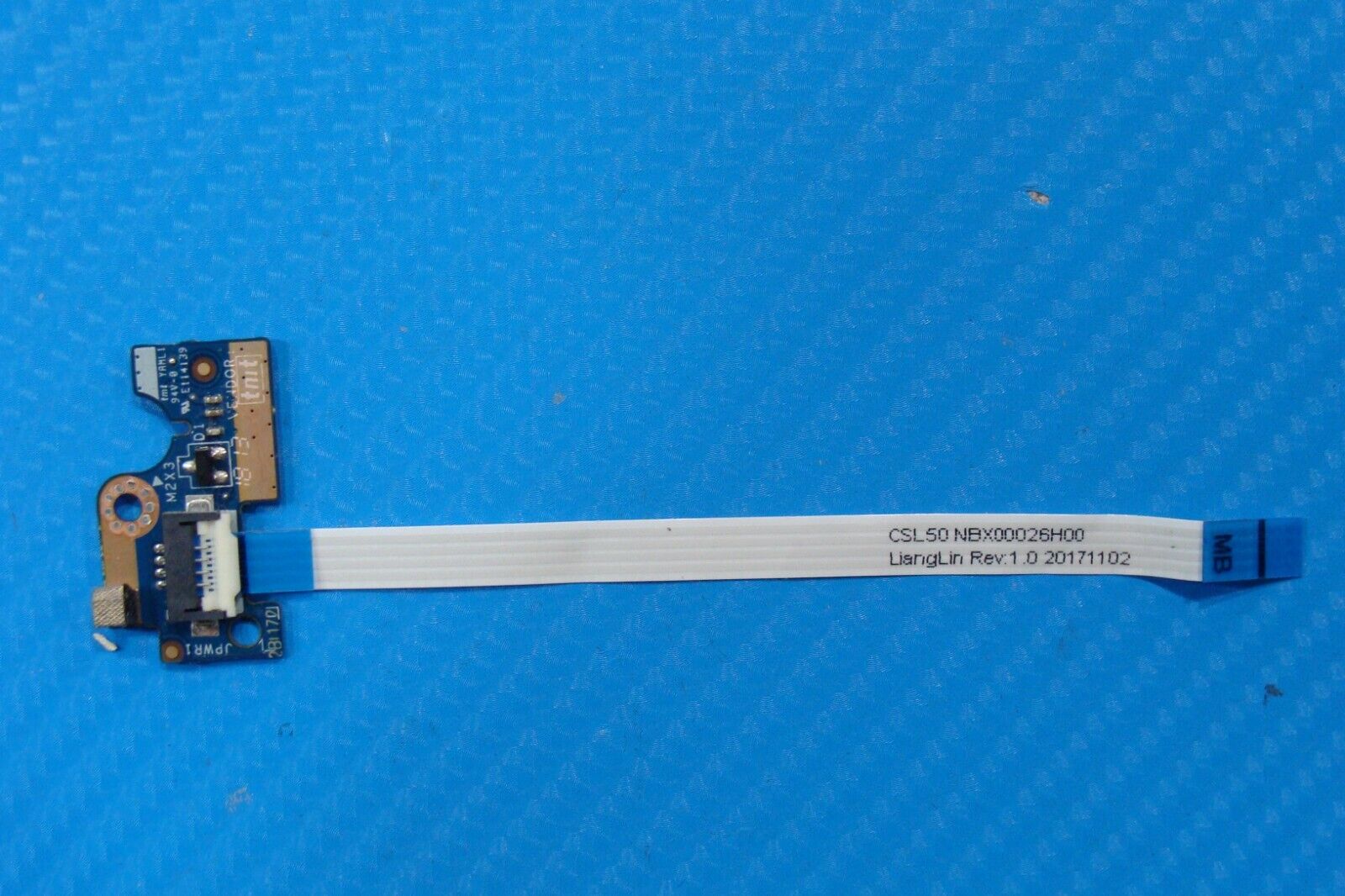HP 15.5” 15-bs113dx Genuine Laptop Power Button Board w/Cable LS-E791P
