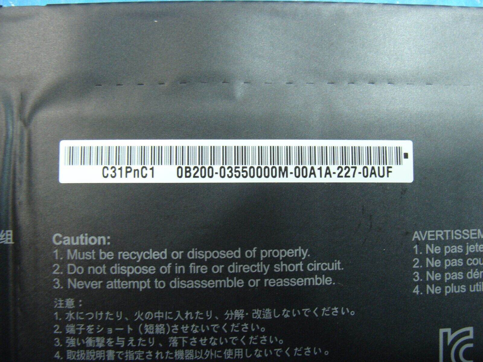 Asus ChromeBook Flip 14” C433TA-M364 OEM Battery 11.55V 48Wh 4160mAh C31N1824-1 - Tested Computer Laptop Parts
