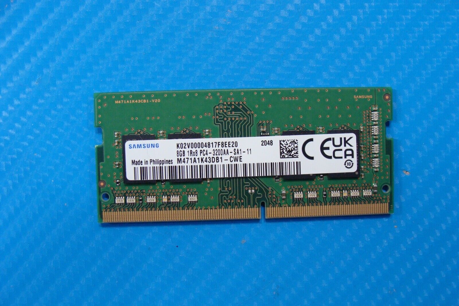 Dell 7405 2-in-1 Samsung 8GB 1Rx8 PC4-3200AA Memory RAM SO-DIMM M471A1K43DB1-CWE