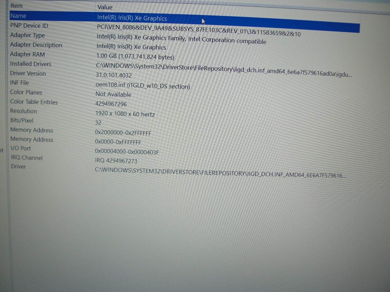 HP 15-DY2152WM i5 11th Gen 2.4GHz 8GB 512GB SSD Battery 100% + Original Charger - Tested Computer Laptop Parts