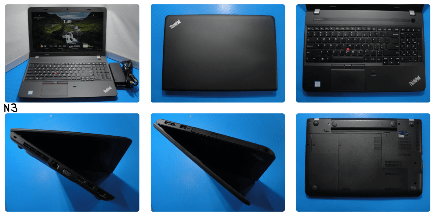 Lenovo ThinkPad E560 14” FHD Intel Core i7-6500U 2.5GHz 8GB 250GB SSD +Cgarger - Tested Computer Laptop Parts