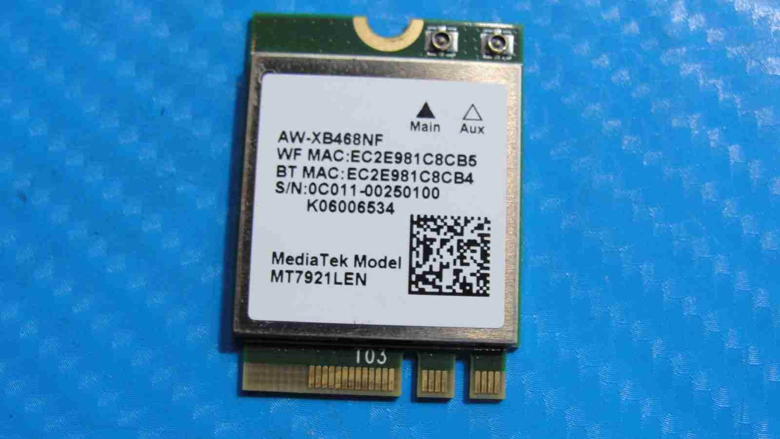 Asus ROG Zephyrus 14” G14 GA104QM OEM Wireless WiFi Card MT7921LEN AW-468NF - Tested Computer Laptop Parts