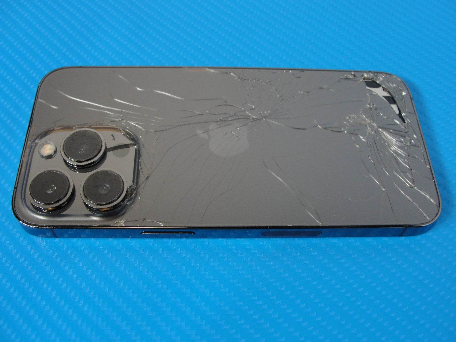 Apple iPhone 13 Pro | 256 GB AT&T MLQM3LL/A | Space Gray | Cracked Back /READ - Tested Computer Laptop Parts