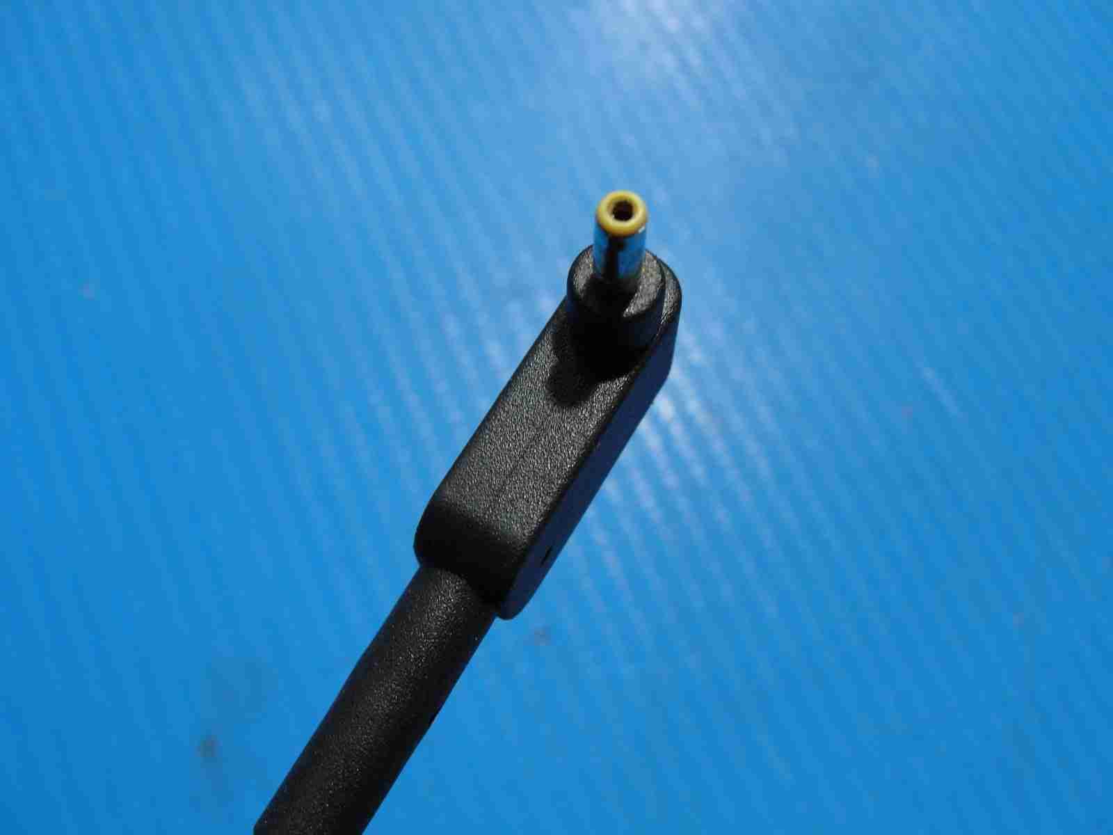 Original Chicony 65W AC Adapter 9V 3.42A 3.0×1.0mm Yellow Tip No Center Pin - Tested Computer Laptop Parts