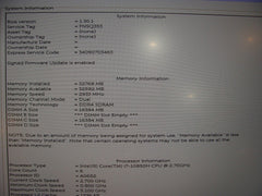 Dell Precision 7750 Workstation 17.3"FHD i7-10850H 2.7GHz 32GB 256GB RTX 3000