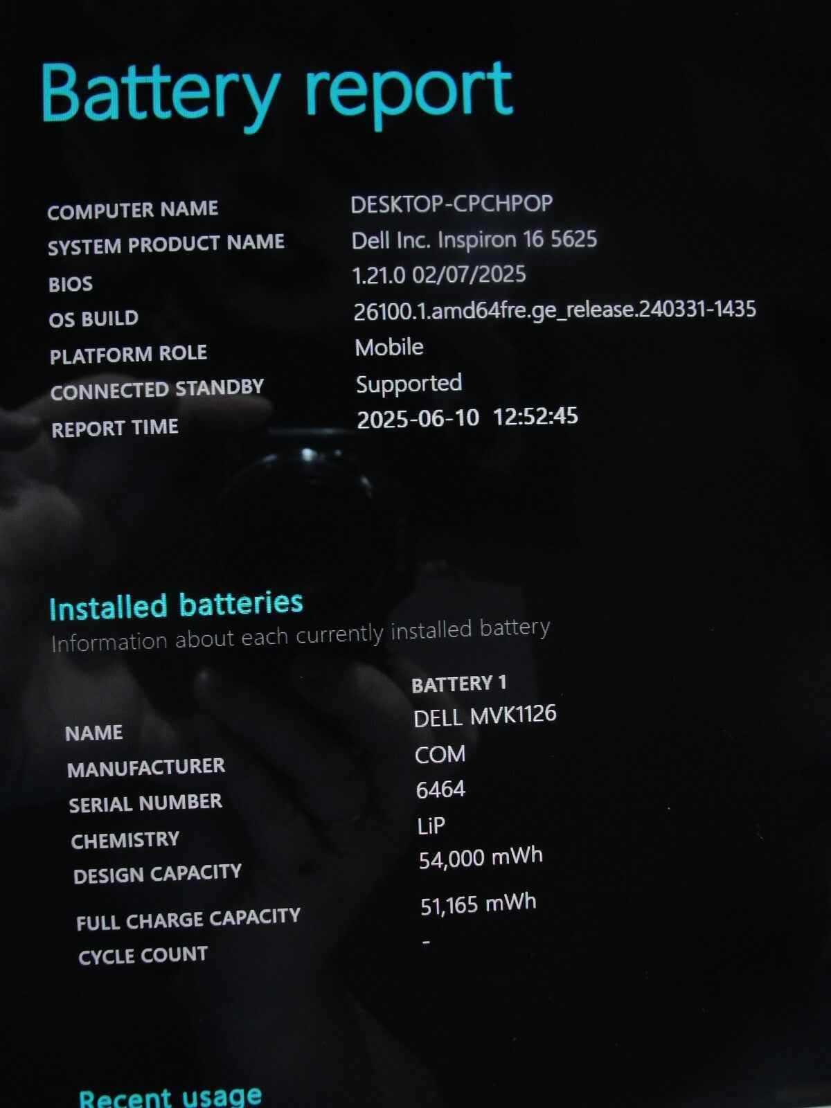 Dell Inspiron 5625 16”FHD AMD Ryzen 7 5825U 2GHz 16GB 1TB SSD +Charger include - Tested Computer Laptop Parts