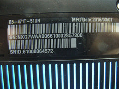 Acer Aspire R5-471T-51UN 14" Genuine Bottom Case Base Cover 13N0-F8A0301 - Tested Computer Laptop Parts