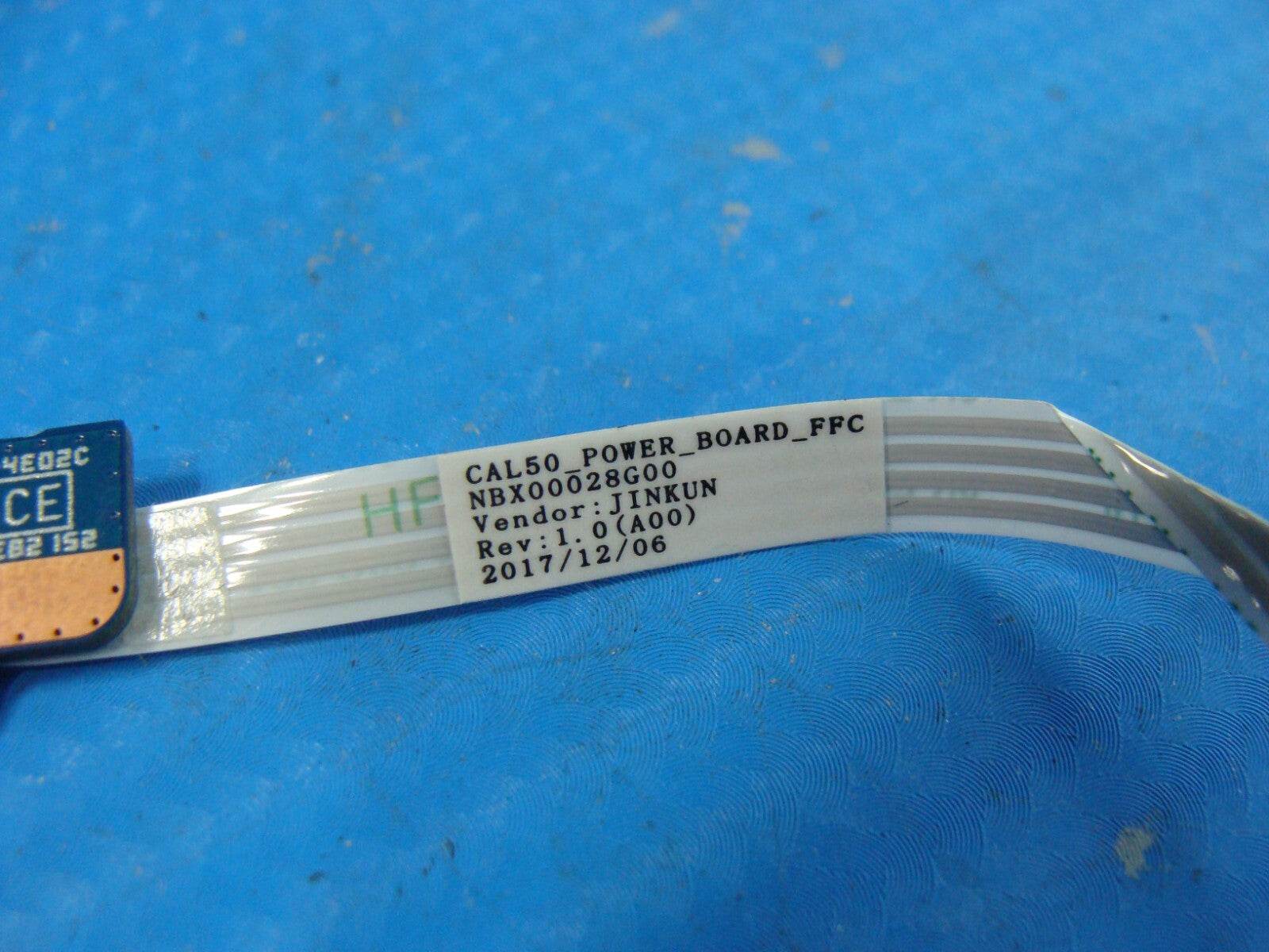 Dell Inspiron 15.6” 15 5570 OEM Power Button Board w/Cable LS-F114P NBX00028G00 - Tested Computer Laptop Parts