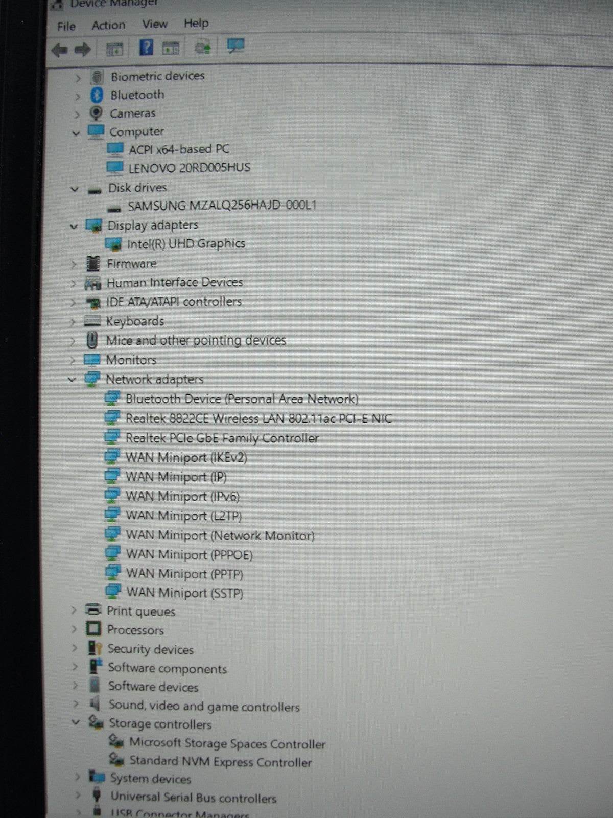 Lenovo ThinkPad E15 15.6” Intel Core i5-10210U 1.6GHz 8GB 256GB Reset SSD - Tested Computer Laptop Parts