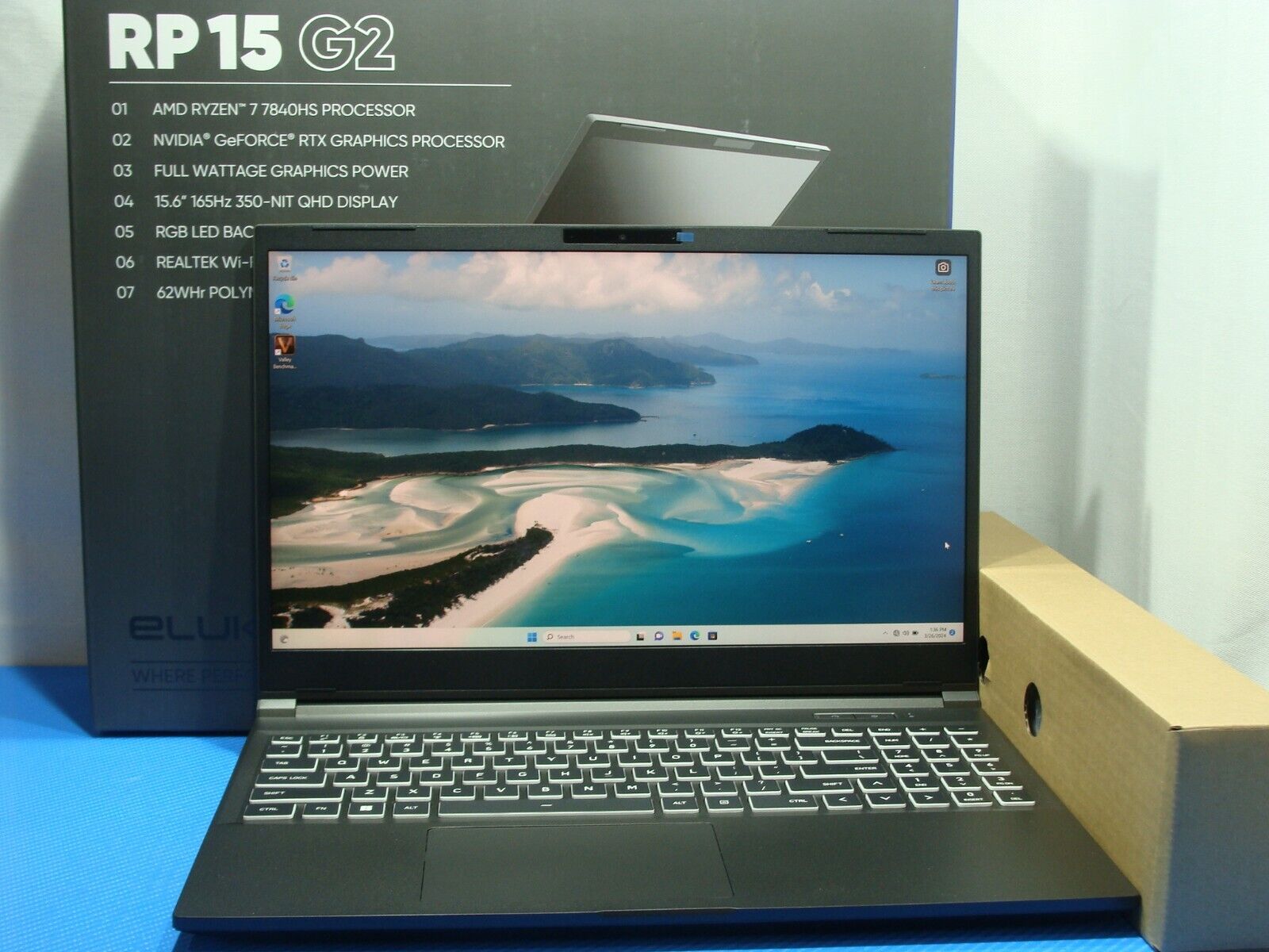 Eluktronics RP-15 G2 Gaming Laptop 15.6