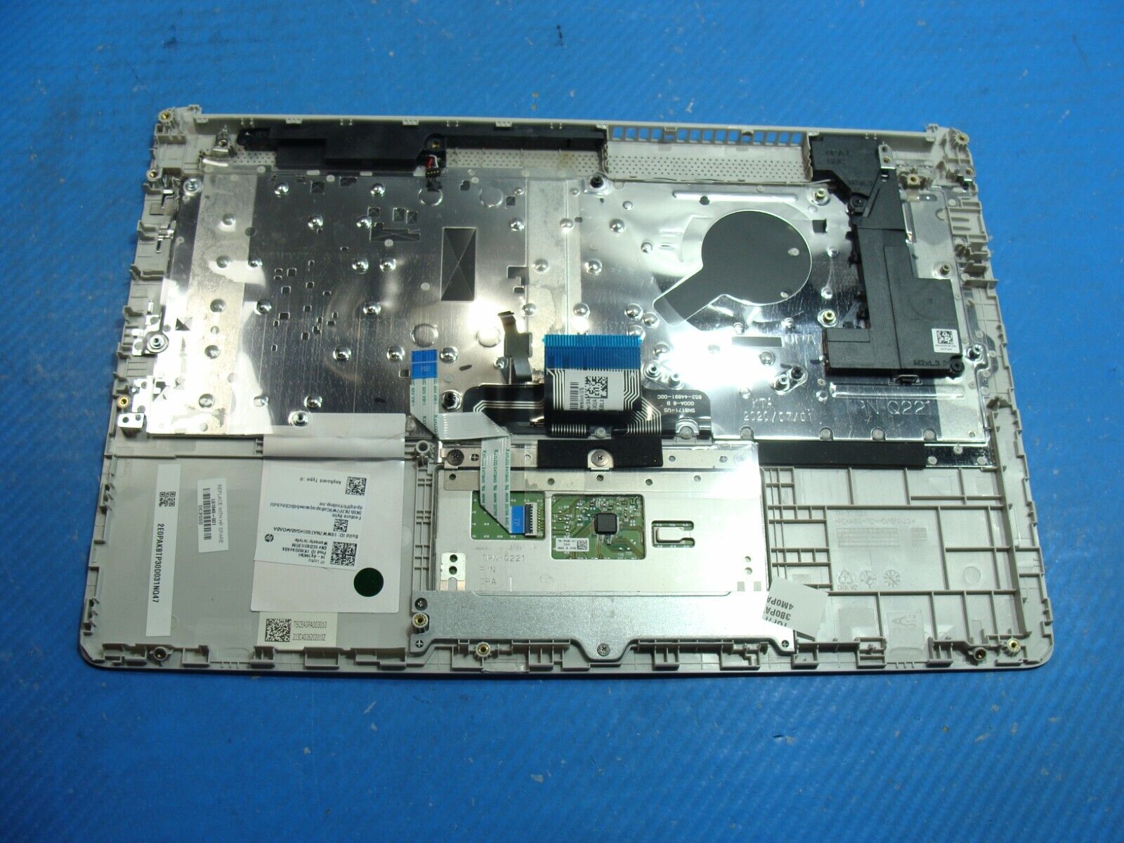 HP 14” 14-dq1043cl Palmrest w/TouchPad Backlit Keyboard TSCEA0PA003010 Grade A