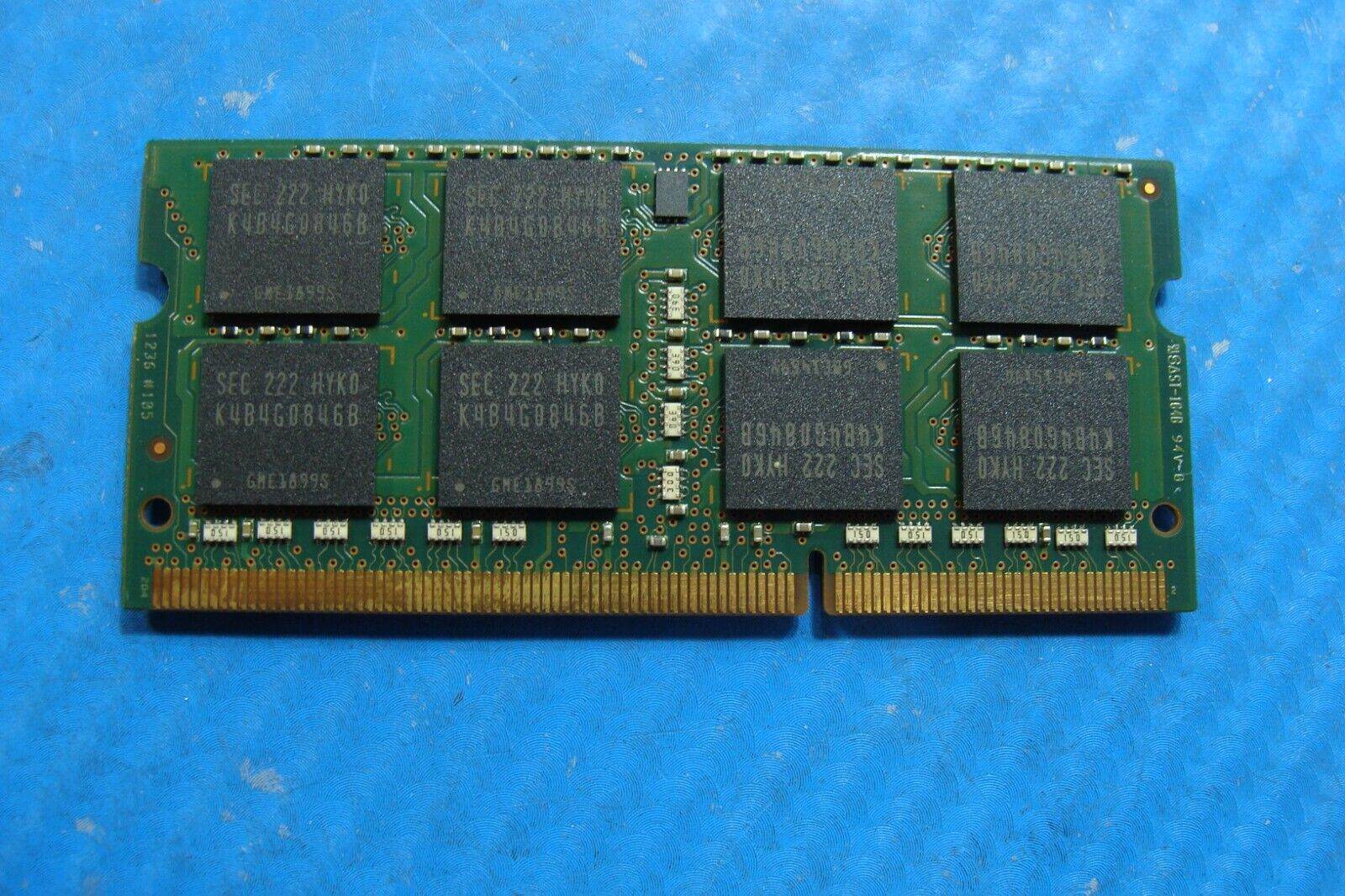 HP dv7-7243cl Samsung 8GB PC3L-12800S SO-DIMM Memory RAM M471B1G73BH0-YK0 - Tested Computer Laptop Parts