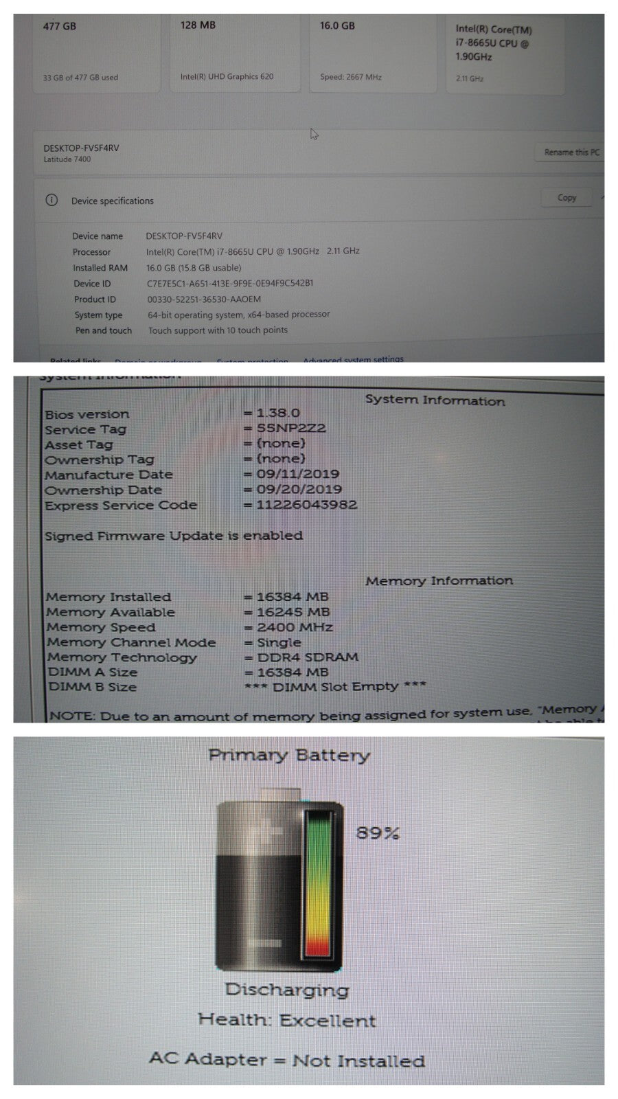 Dell Latitude 7400 TOUCH 14