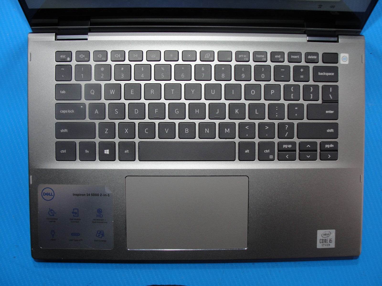 Dell Inspiron 5400 2n1 14”FHD TOUCH Intel Core i5-1035G1 1GHz 8GB SSD Reset256GB - Tested Computer Laptop Parts