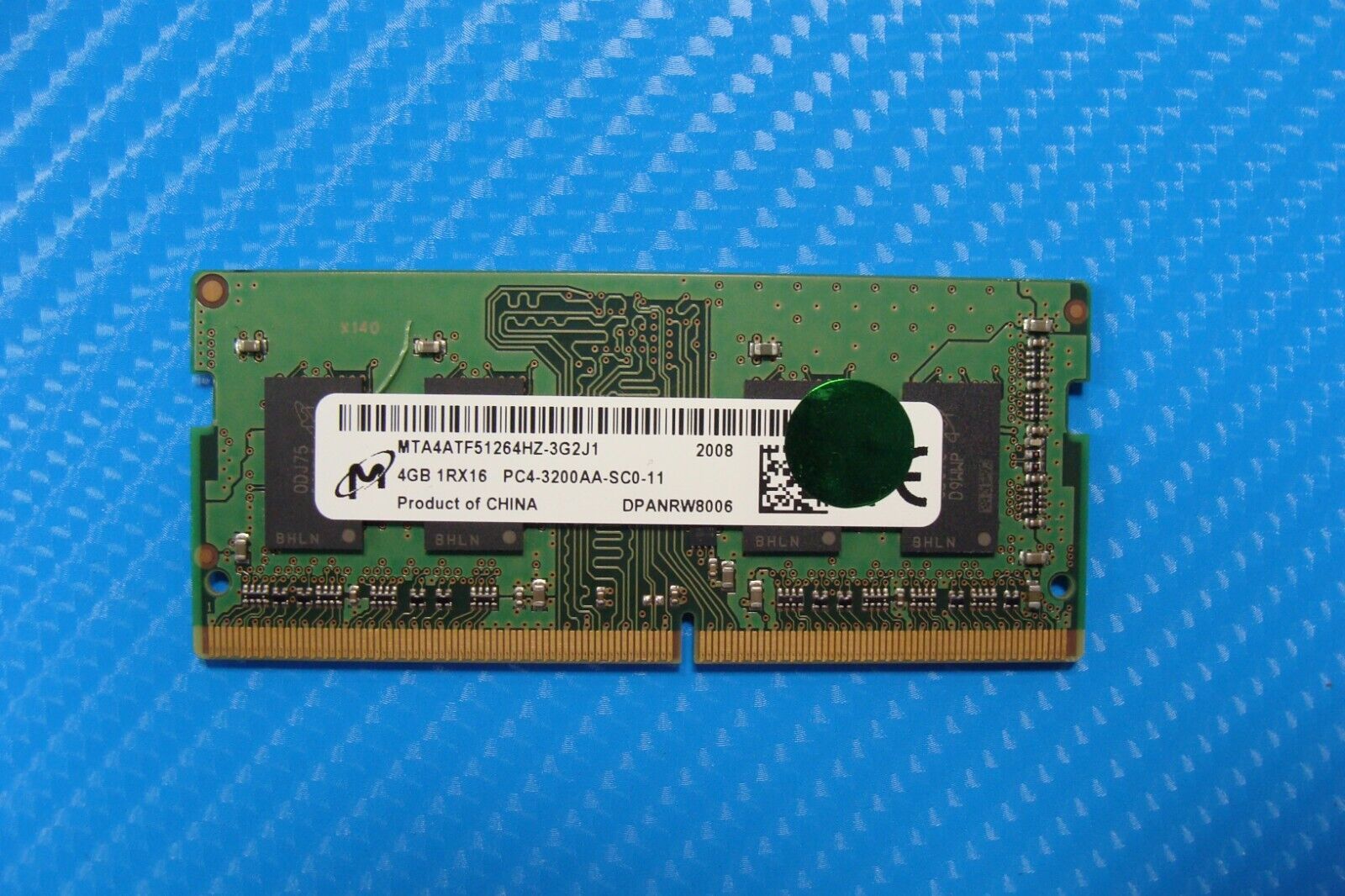 Dell 7500 2in1 Micron 4GB PC4-3200AA Memory RAM SO-DIMM MTA4ATF51264HZ-3G2J1