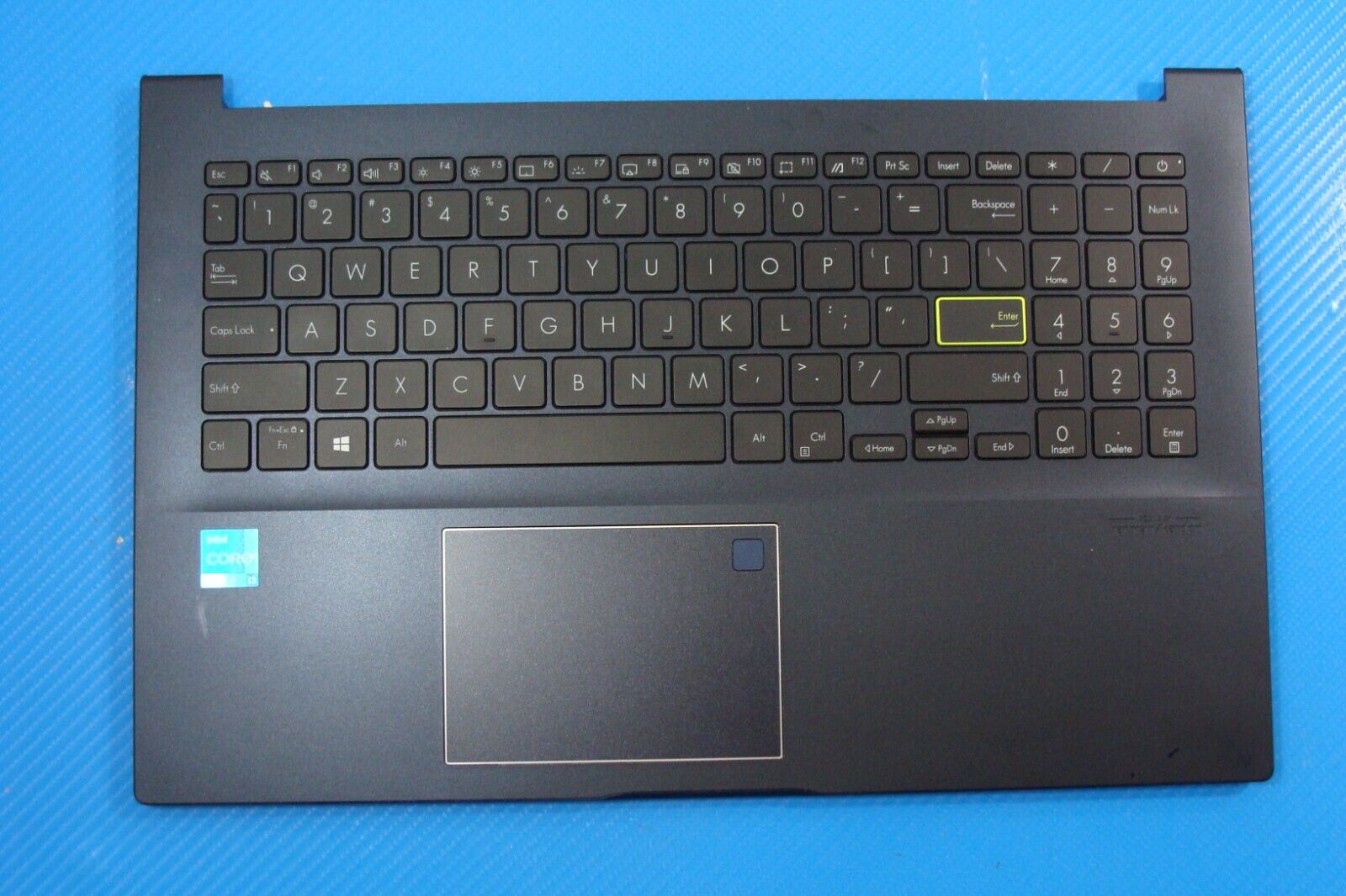 Asus VivoBook 15 15.6” F513EA-OS36 Palmrest w/BL Keyboard TouchPad 13N1-BBM0301