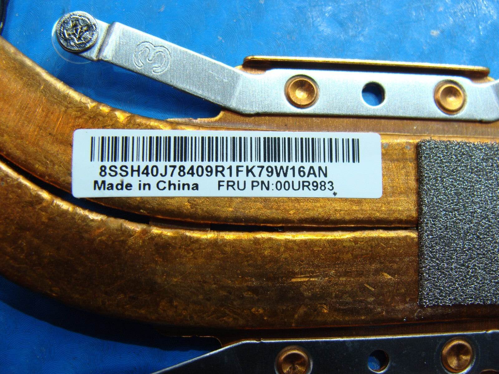 Lenovo ThinkPad X1 Carbon 5th Gen CPU Cooling Fan w/Heatsink 00UR983 AT12S002NU0 - Tested Computer Laptop Parts