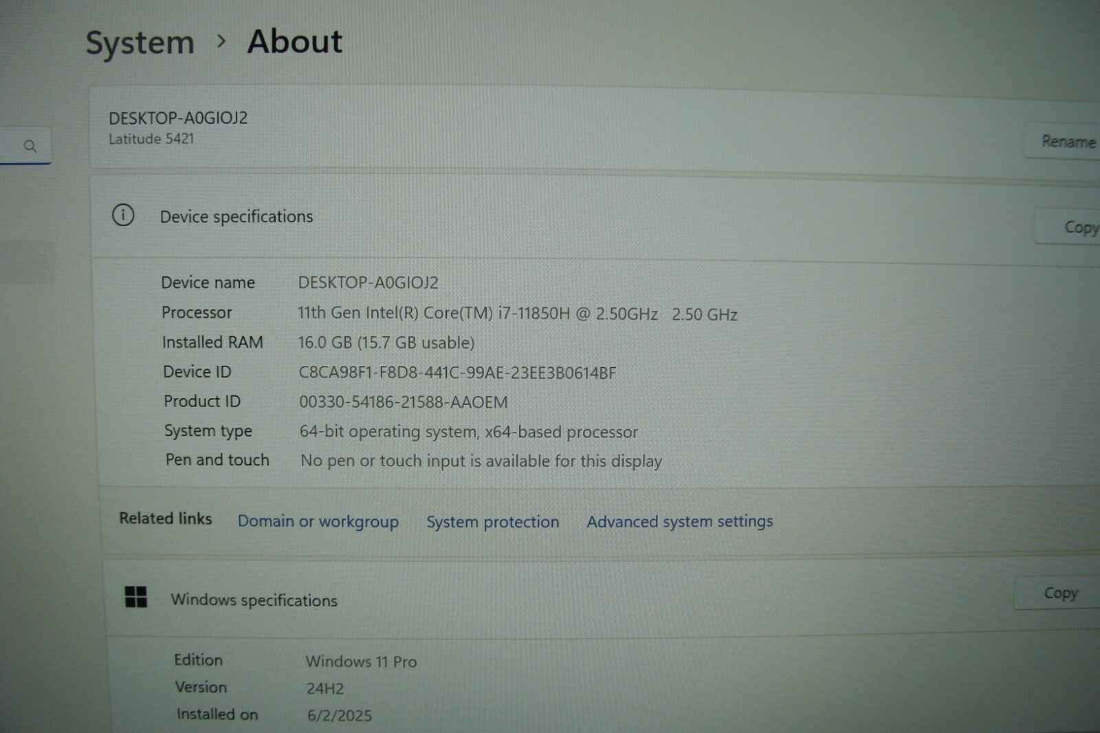 Dell Latitude 5421 14