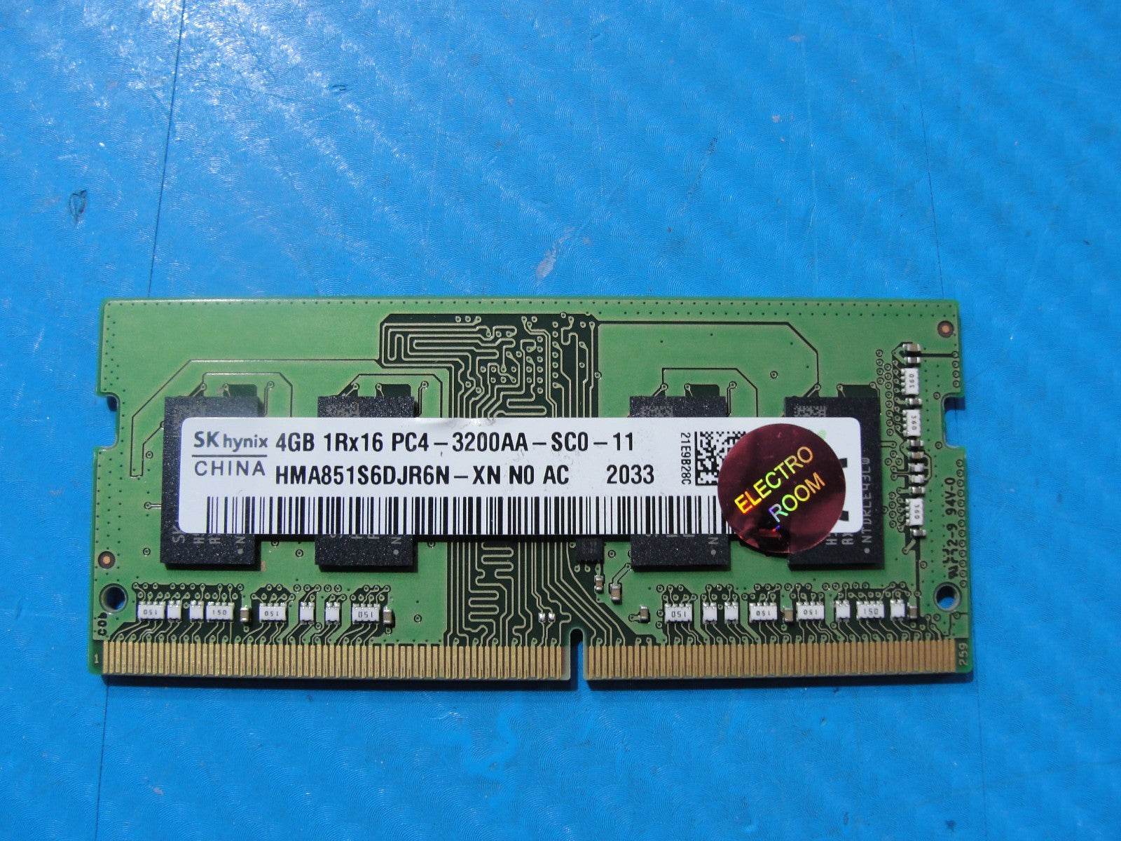 HP 15-dy1043dx SK Hynix 4GB 1Rx16 PC4-3200AA SO-DIMM Memory RAM HMA851S6DJR6N-XN - Tested Computer Laptop Parts
