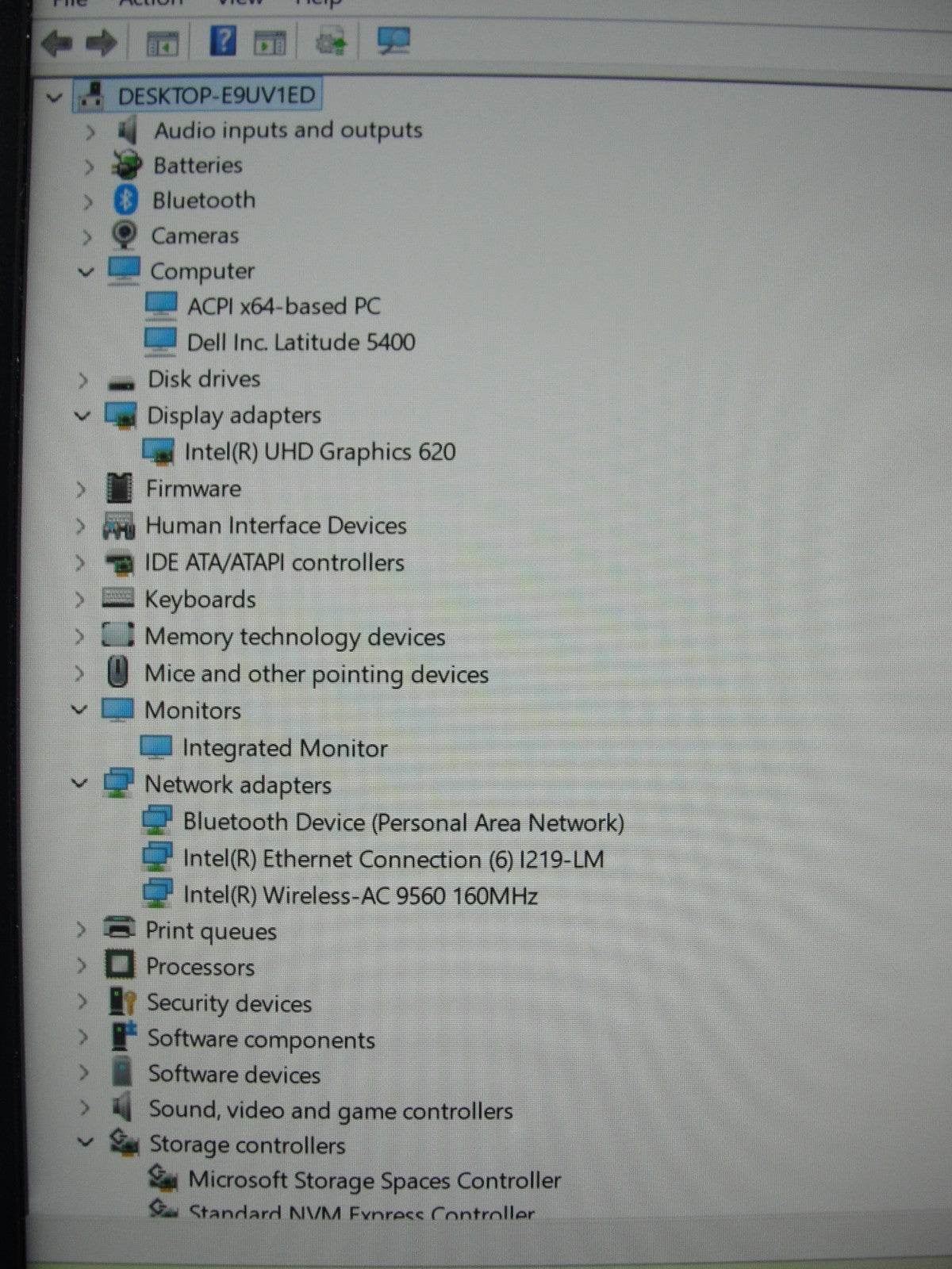 Dell Latitude 5400 14”FHD Intel Core i7-8665U 1.9GHz 16GB SSD Reset 512GB+Charge - Tested Computer Laptop Parts