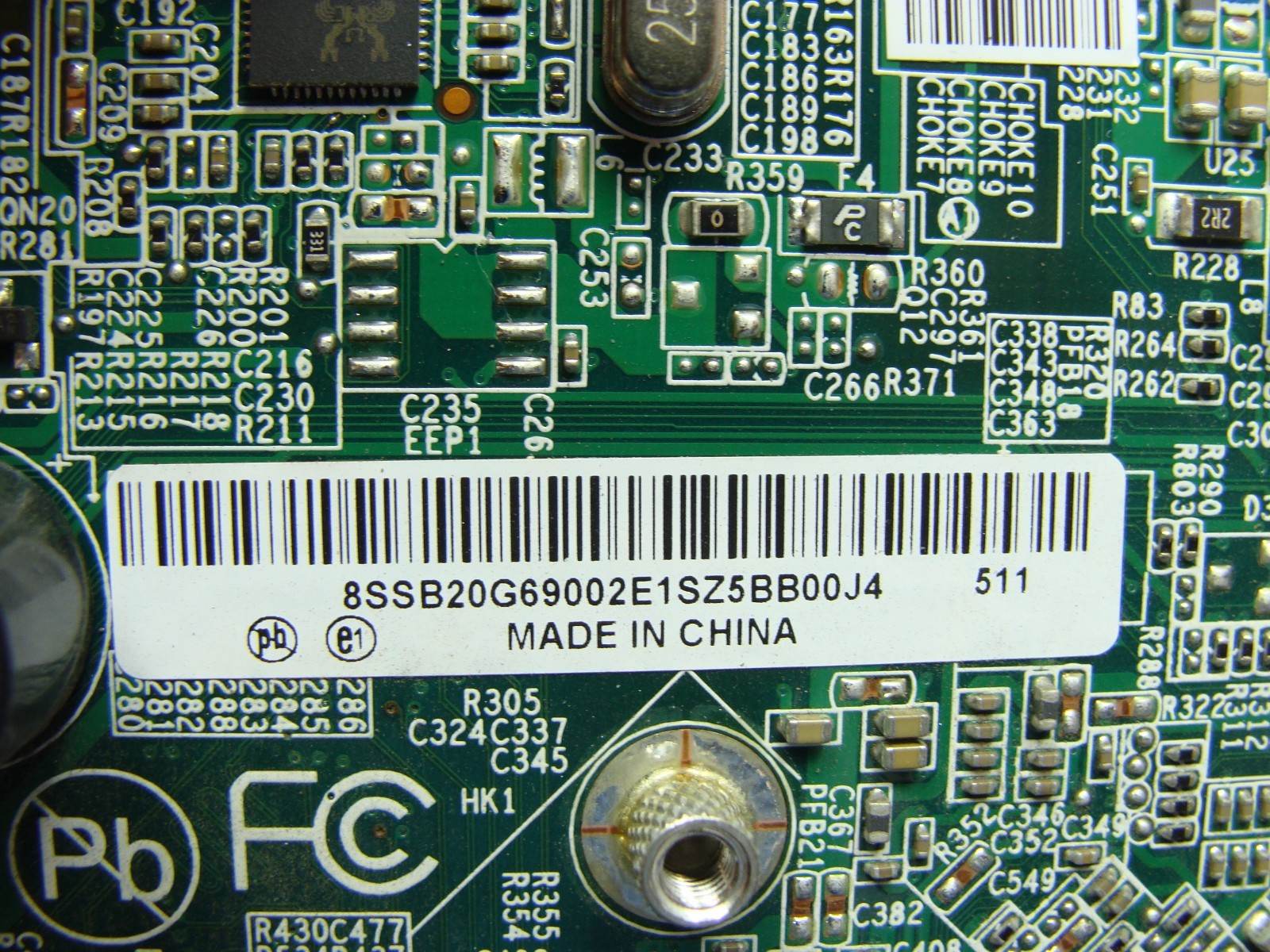 Lenovo IdeaCentre 300S-11IBR Desktop Intel N3700 1.6GHz Motherboard - Tested Computer Laptop Parts