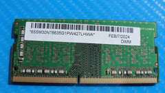 Lenovo 13w Yoga Samsung 4GB 1Rx16 PC4-3200AA Memory RAM SO-DIMM M471A5244CB0-CWE - Tested Computer Laptop Parts