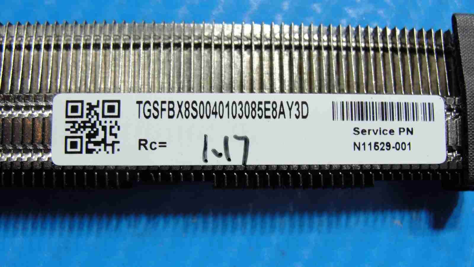 HP ProBook 15.6” 450 G9 Genuine Laptop CPU Cooling Heatsink N11529-001 - Tested Computer Laptop Parts