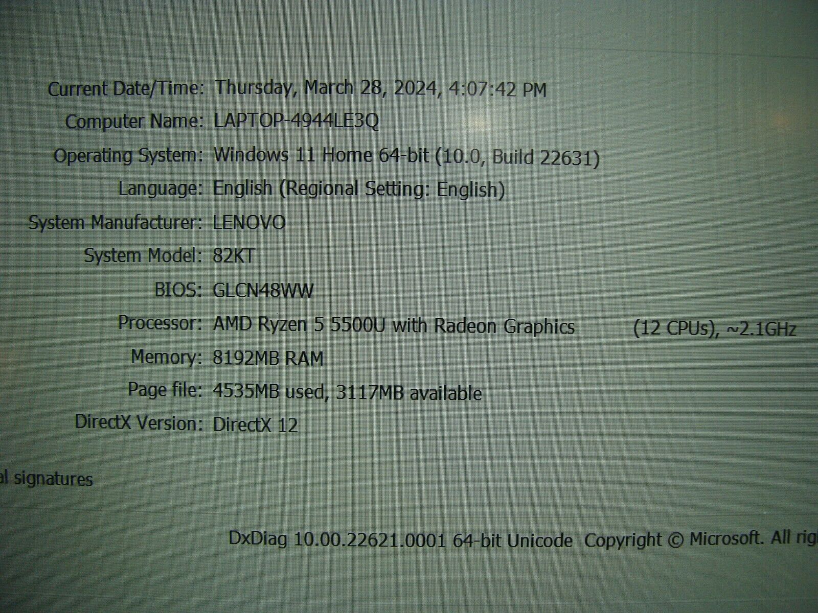 Lenovo IdeaPad 3-14ALC6 14