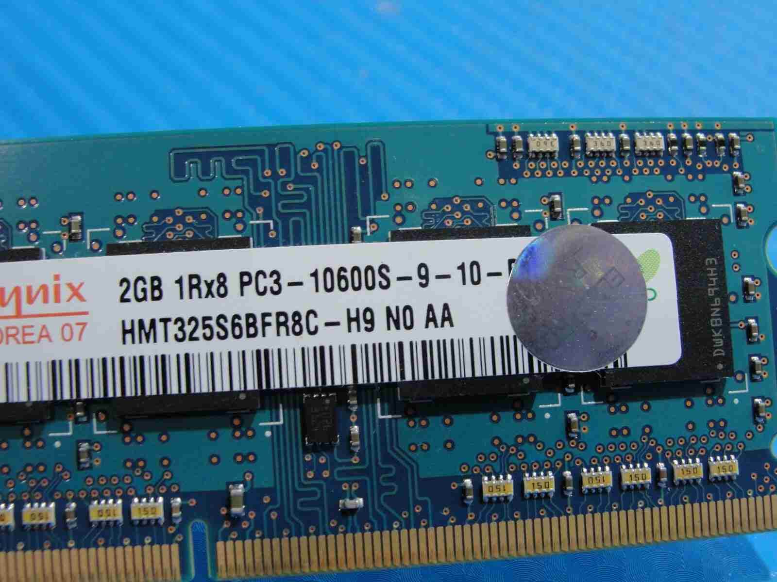 MacBook Pro A1278 SO-DIMM Hynix 2GB Memory PC3-10600S-9-10-B1 HMT325S6BFR8C-H9 - Tested Computer Laptop Parts