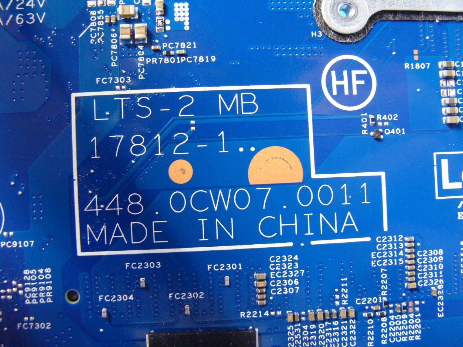 Lenovo ThinkPad T580 15 i7-8550U 1.8 Motherboard 448.0CW06.0011 17812-1 LOOSE DC - Tested Computer Laptop Parts